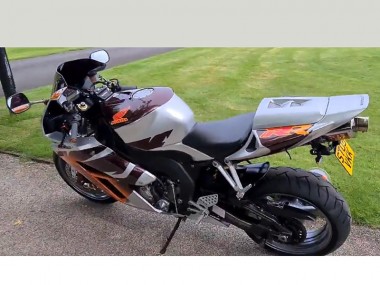 Lojas Carenagens Moto Honda CBR1000RR 2006-2007 - Prata Laranja