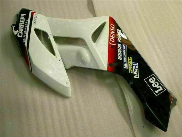 Plástico CBR 1000RR 2004-2005 - Branco Preto Plástico CBR 1000RR 2004-2005 - Branco Preto