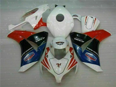 Plástico CBR 1000RR 2008-2011 - Vermelho Branco