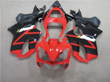 Plástico CBR 600 F4i 2001-2003 - Vermelho Preto