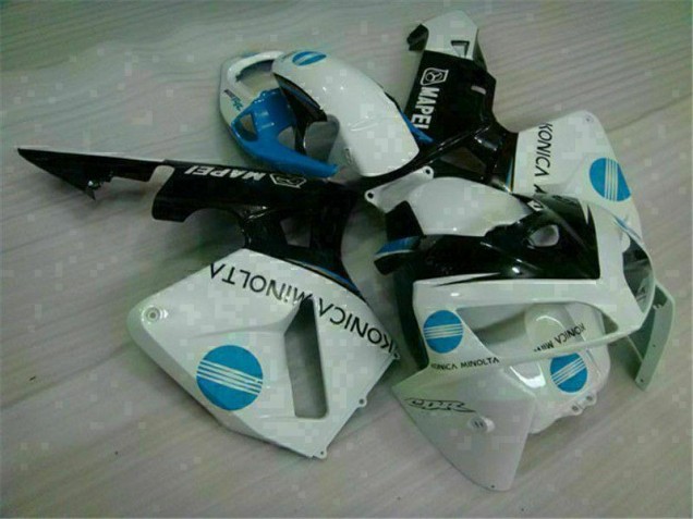 Plástico CBR 600RR 2005-2006 - Branco Azul Plástico CBR 600RR 2005-2006 - Branco Azul