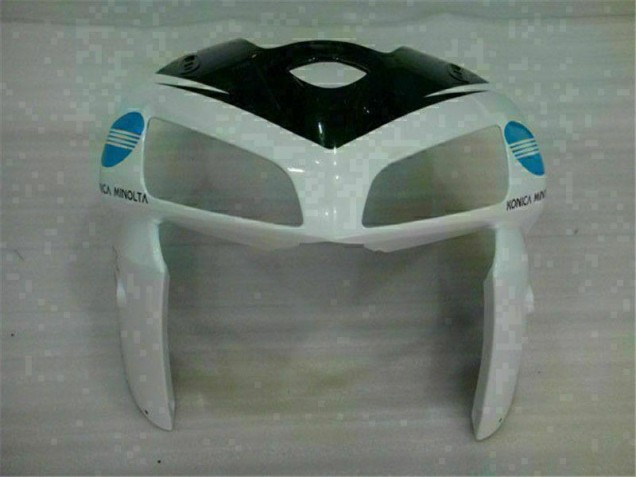 Plástico CBR 600RR 2005-2006 - Branco Azul Plástico CBR 600RR 2005-2006 - Branco Azul