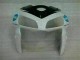 Plástico CBR 600RR 2005-2006 - Branco Azul Plástico CBR 600RR 2005-2006 - Branco Azul