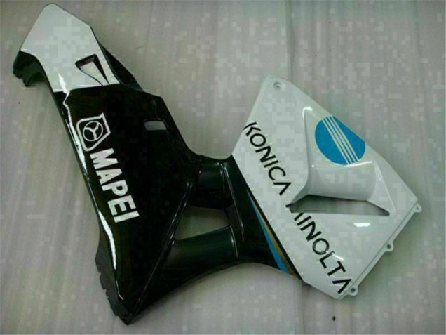Plástico CBR 600RR 2005-2006 - Branco Azul Plástico CBR 600RR 2005-2006 - Branco Azul
