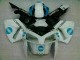 Plástico CBR 600RR 2005-2006 - Branco Azul Plástico CBR 600RR 2005-2006 - Branco Azul