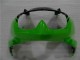 Plástico EX250 2008-2012 - Preto Verde Plástico EX250 2008-2012 - Preto Verde