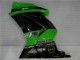 Plástico EX250 2008-2012 - Preto Verde Plástico EX250 2008-2012 - Preto Verde