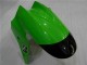 Plástico EX250 2008-2012 - Preto Verde Plástico EX250 2008-2012 - Preto Verde