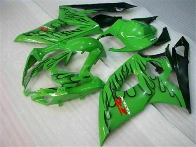 Plástico GSXR 1000 K5 2005-2006 - Verde Plástico GSXR 1000 K5 2005-2006 - Verde