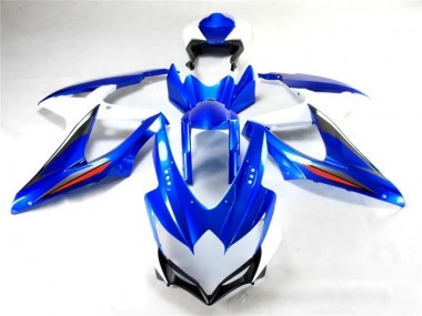 Plástico GSXR 600 / 750 K11 2011-2021 - Azul Branco