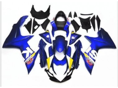 Plástico GSXR 600 / 750 K11 2011-2021 - Azul Branco