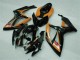 Plástico GSXR 600 / 750 K6 2006-2007 - Preto Laranja