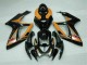 Plástico GSXR 600 / 750 K6 2006-2007 - Preto Laranja