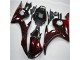 Plástico R6 2003-2005 - Preto Vermelho Chama Plástico R6 2003-2005 - Preto Vermelho Chama