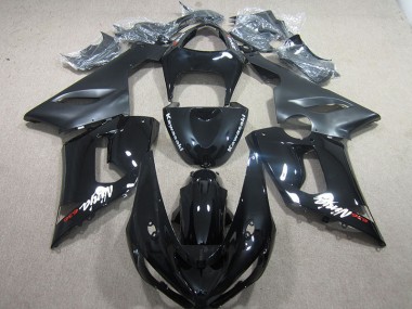 Plástico ZX6R 2005-2006 - Preto Ninja 636