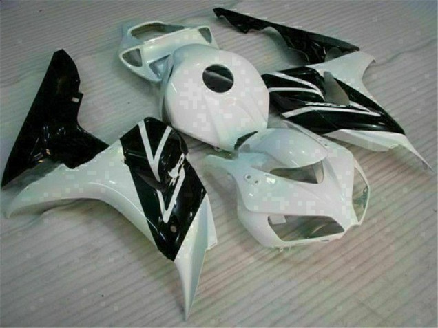Plásticos CBR 1000RR 2004-2005 - Branco Preto Plásticos CBR 1000RR 2004-2005 - Branco Preto