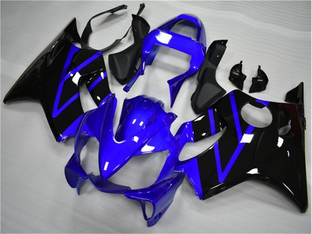 Plásticos CBR 600 F4i 2001-2003 - Azul Preto Plásticos CBR 600 F4i 2001-2003 - Azul Preto