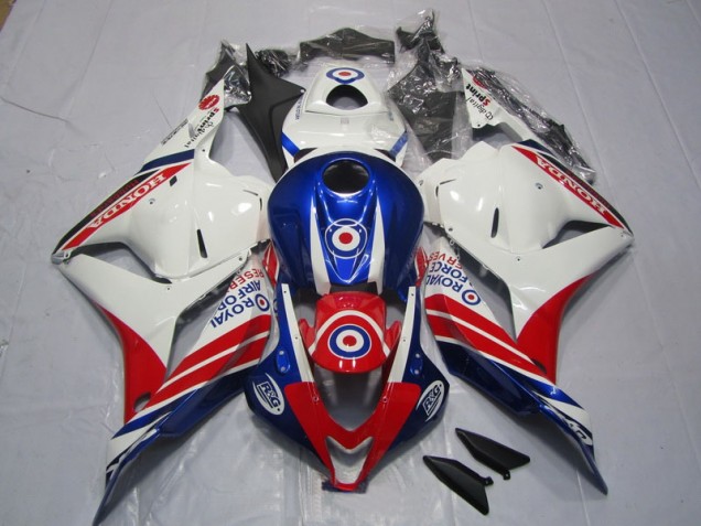 Plásticos CBR 600RR 2009-2012 - Branco Azul Vermelho Plásticos CBR 600RR 2009-2012 - Branco Azul Vermelho