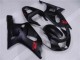 Plásticos GSXR 600 / 750 K1 K2 K3 2001-2003 - Preto Plásticos GSXR 600 / 750 K1 K2 K3 2001-2003 - Preto
