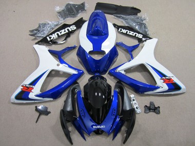 Plásticos GSXR 600 K6 2006-2007 - Azul Branco